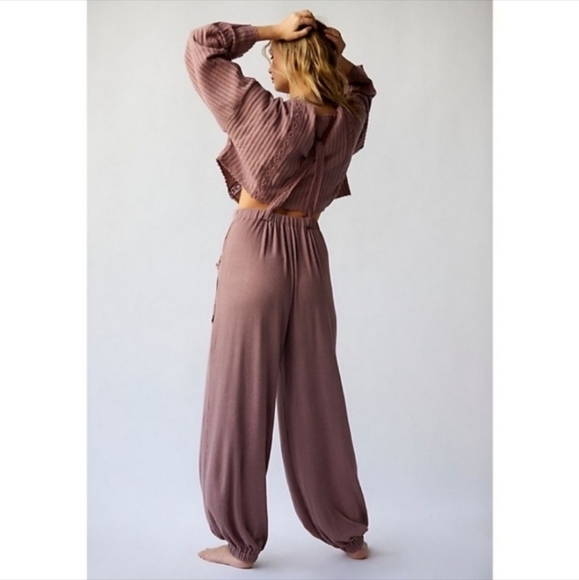 Free People Dylan Knit Set in Mauve Pink - Picture 3 of 9